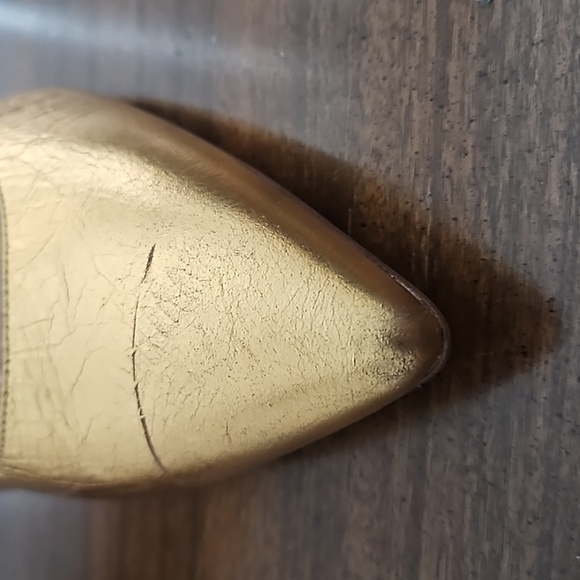 Sam Edelman Gold Stiletto Pumps - Picture 4 of 8